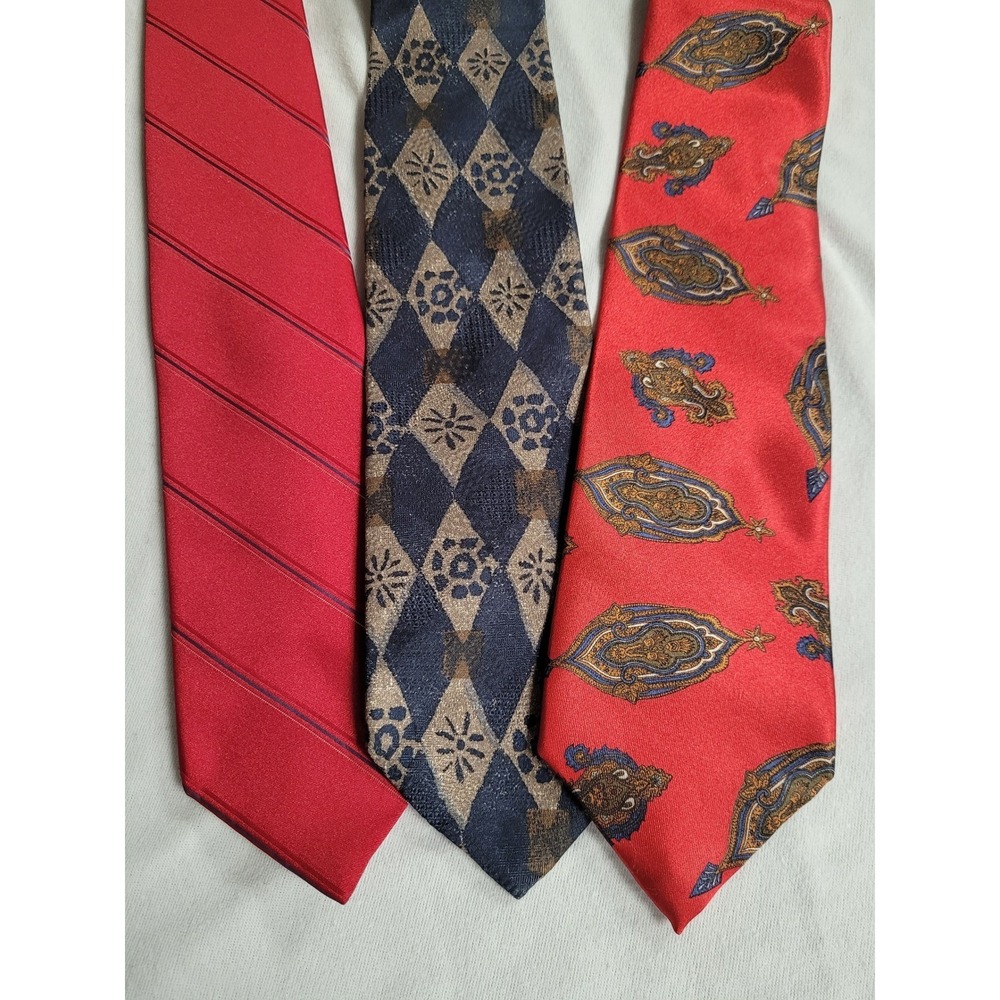 Etienne Aigner‎ Mens Neckties Lot/3 Silk Ties 1 Repp Formal Designer Ties